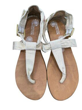 Kenneth Cole Reaction Keep Forward Gold Sandals | Girls 6M